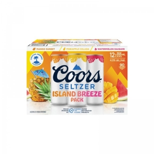 COORS SELTZER ISLAND BREEZE MIXER